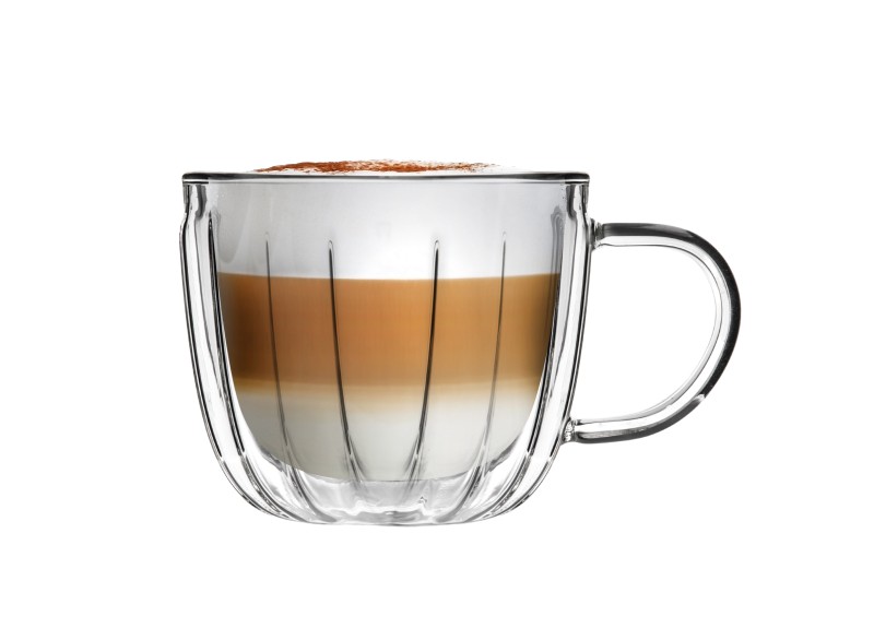 Komplet 2 filiżanek termicznych TULIP 350 ml, szkło