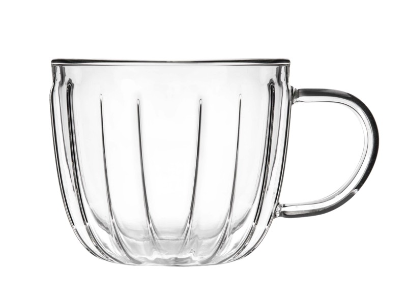 Komplet 2 filiżanek termicznych TULIP 350 ml, szkło