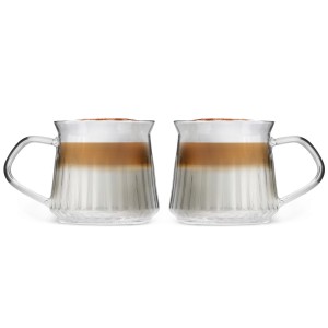 Komplet 2 filiżanek 320 ml Mia, szkło
