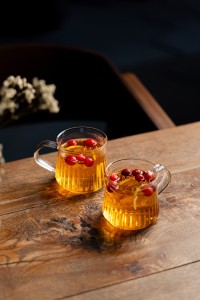 Komplet 2 filiżanek 320 ml Mia, szkło