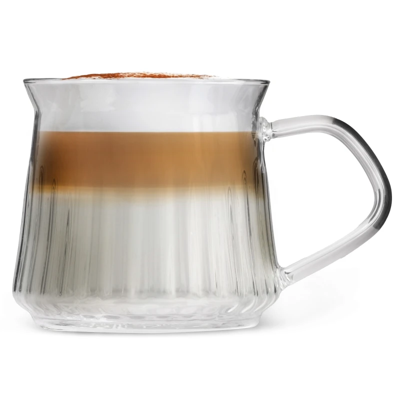 Komplet 2 filiżanek 320 ml Mia, szkło