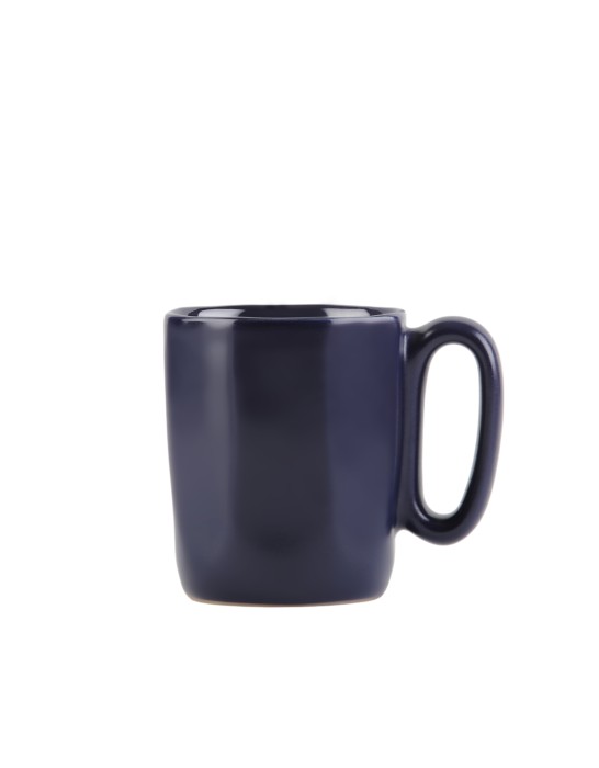 Dwa kubki ceramiczne z uszkiem 80 ml Fuori granatowe
