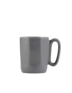Dwa kubki ceramiczne z uszkiem 80 ml Fuori szare