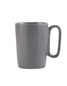 Dwa kubki ceramiczne z uszkiem 250 ml Fuori szare