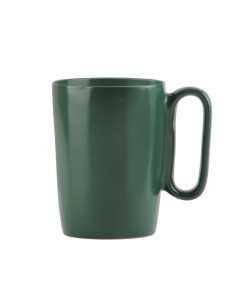 Dwa kubki ceramiczne z uszkiem 250 ml Fuori zielone