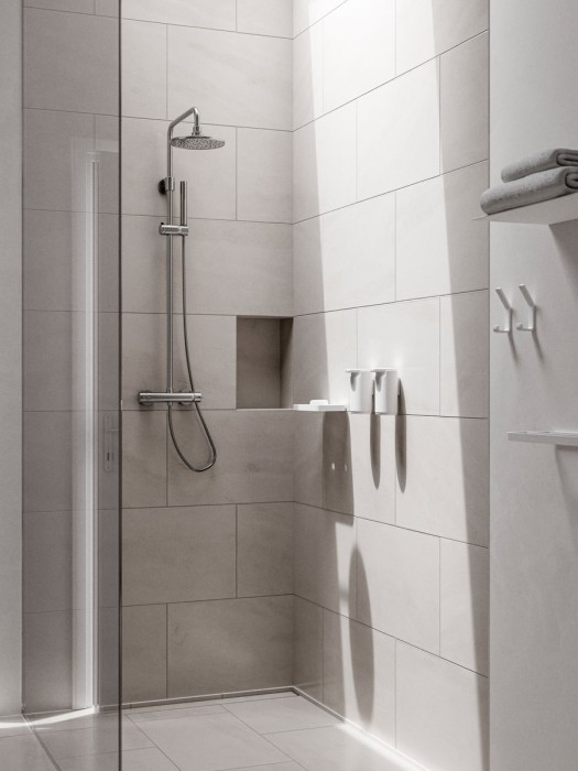 Dozownik do mydła ścienny Rim White