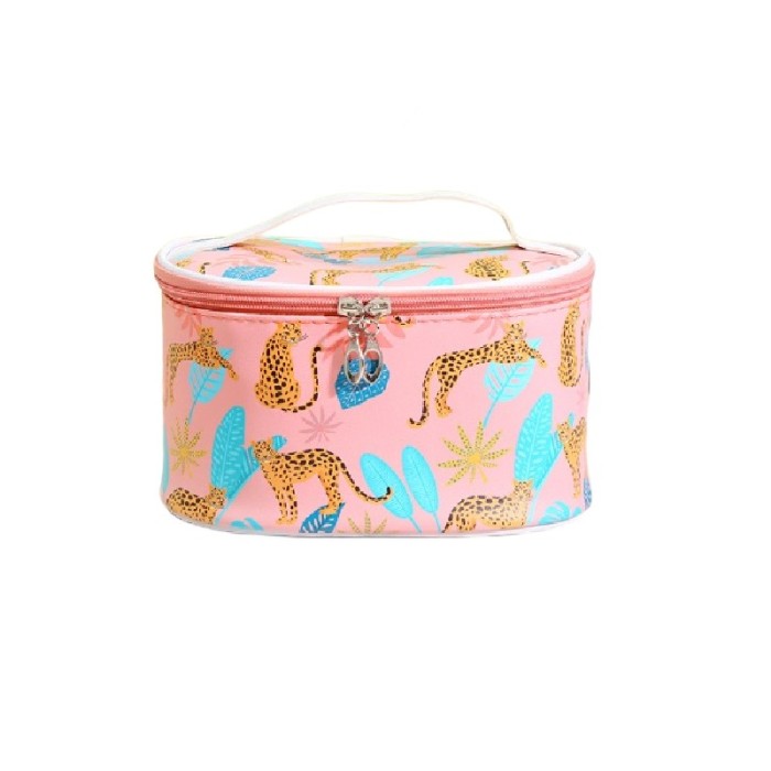 Kosmetyczka rozkładana kuferek safari K78