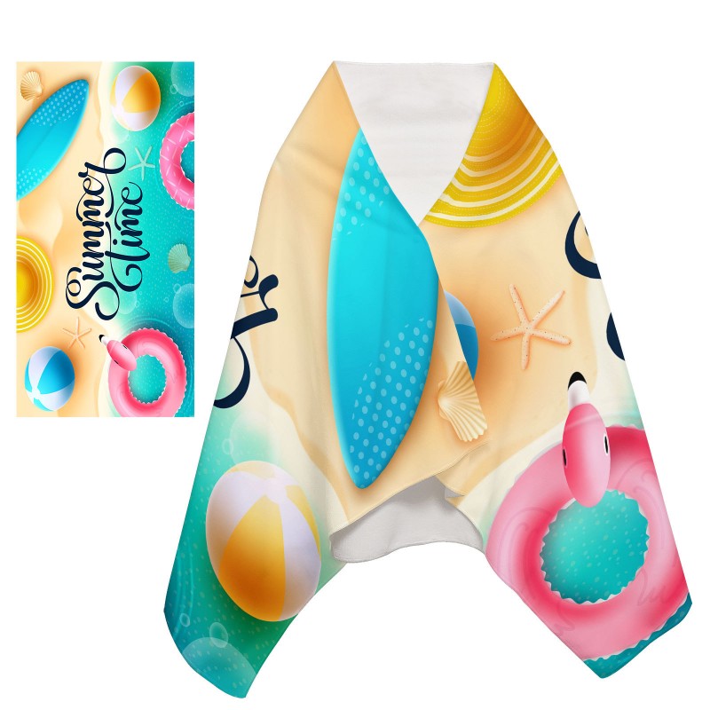 Ręcznik plażowy prostokątny SUMMER TIME 150x70