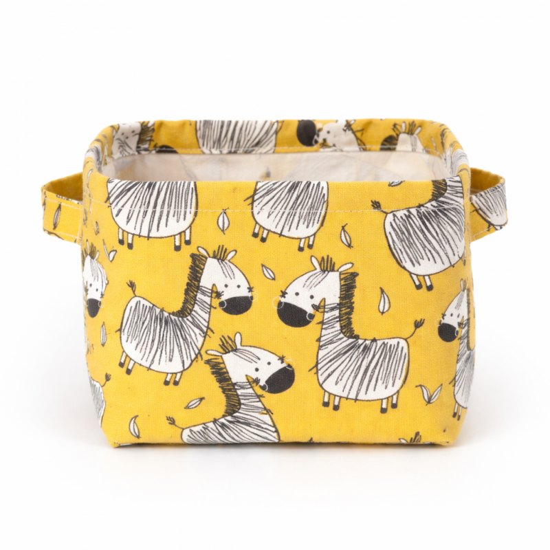 Pojemnik na zabawki, materiałowy kosz, worek na pranie ŻYRAFY OR51WZ3