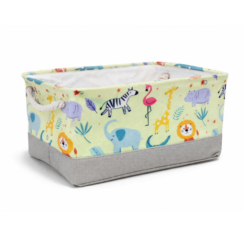 Pojemnik na zabawki kosz, worek na pranie, zwierzątka 30x40x22cm