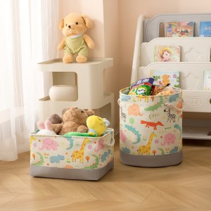 Pojemnik na zabawki kosz, worek na pranie, organizer zwierzątka 40x35cm