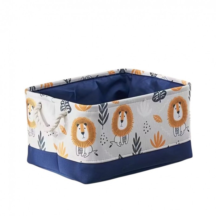 Pojemnik na zabawki kosz, organizer lwy 30x40x22cm