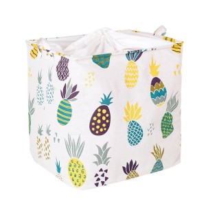 Pojemnik na zabawki kosz, worek na pranie ze ściągaczem 50x40x50 cm