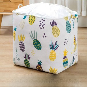 Pojemnik na zabawki kosz, worek na pranie ze ściągaczem 50x40x50 cm