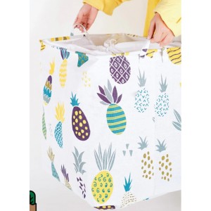 Pojemnik na zabawki kosz, worek na pranie ze ściągaczem 50x40x50 cm