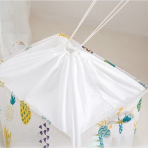 Pojemnik na zabawki kosz, worek na pranie ze ściągaczem 50x40x50 cm