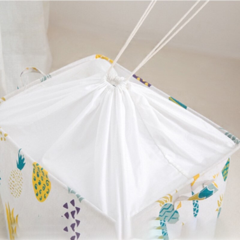 Pojemnik na zabawki kosz, worek na pranie ze ściągaczem 50x40x50 cm