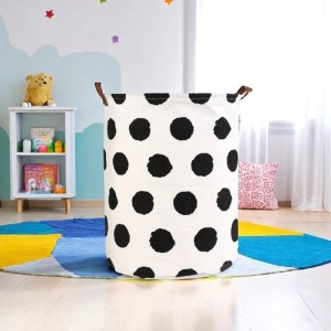 POJEMNIK KOSZ WOREK NA ZABAWKI LUB PRANIE KROPKI 35x45 cm