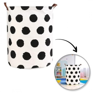 POJEMNIK KOSZ WOREK NA ZABAWKI LUB PRANIE KROPKI 35x45 cm