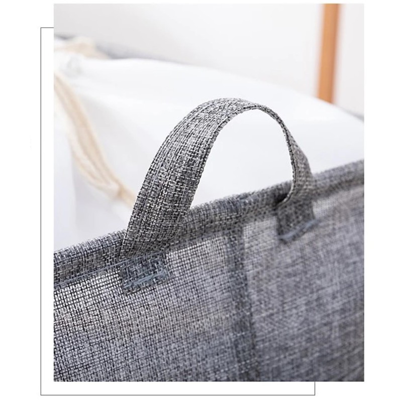 Pojemnik na zabawki kosz, worek na pranie ze ściągaczem 50x40x50 cm