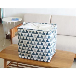 Pojemnik na zabawki kosz, worek na pranie ze ściągaczem 50x40x50 cm