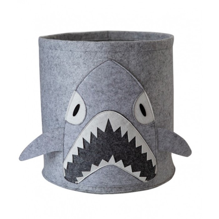 Pojemnik na zabawki kosz, worek na pranie FILCOWY 35x35 cm