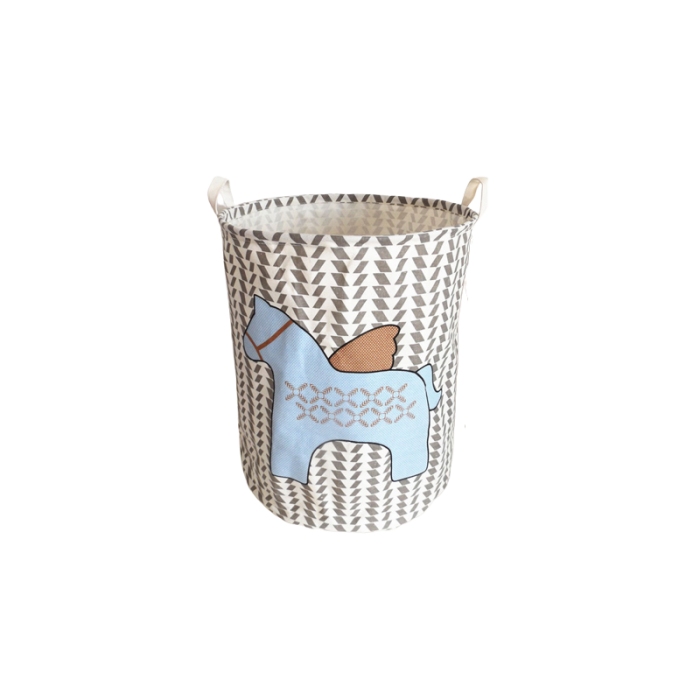 Pojemnik na zabawki kosz, worek na pranie PEGAZ 35x45 cm