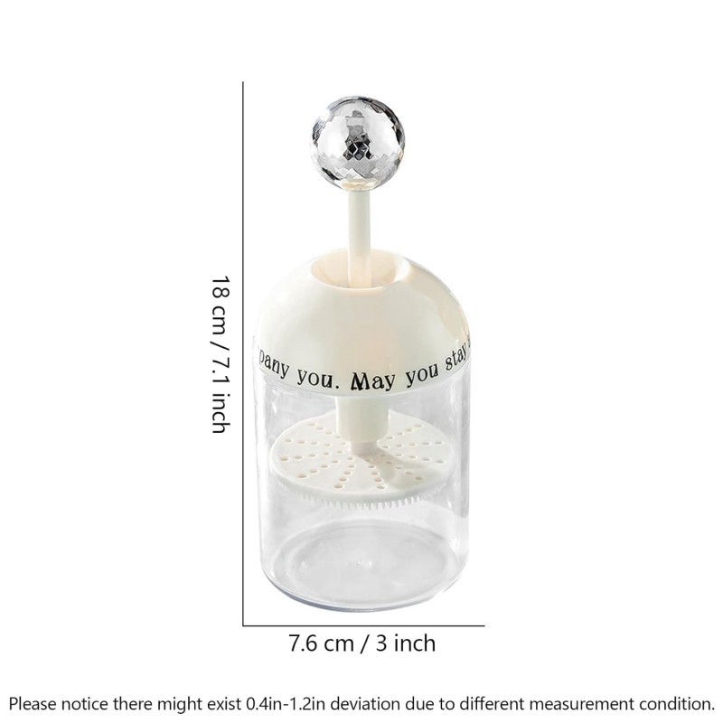 Pojemnik do spieniania kosmetyków, elegancka czerń