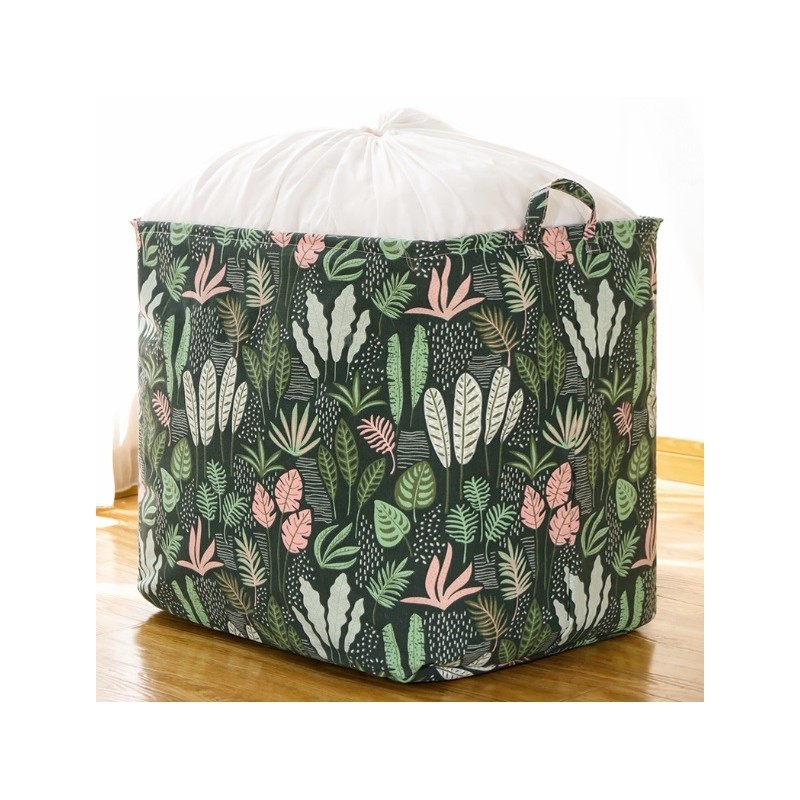 Pojemnik na zabawki kosz, worek na pranie ze ściągaczem 50x40x50 cm