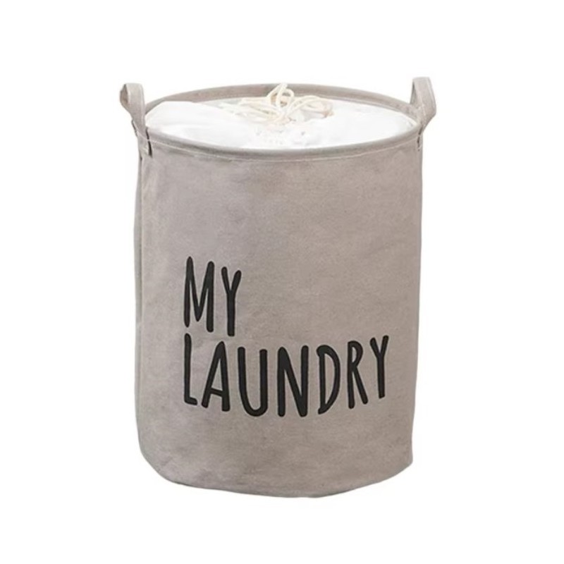 Organizer, pojemnik na zabawki, kosz na pranie 40 x 50 cm szary