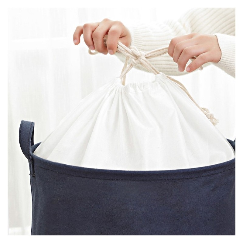 Organizer, pojemnik na zabawki, kosz na pranie 40 x 50 cm szary