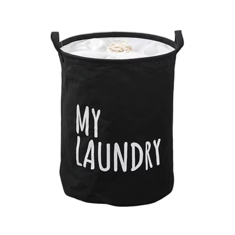 Organizer, pojemnik na zabawki, kosz na pranie 40 x 50 cm czarny