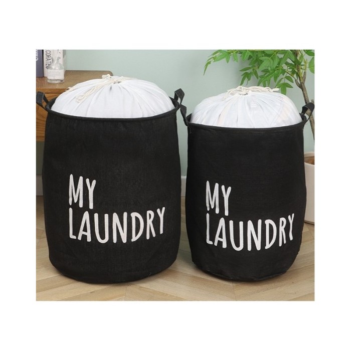 Organizer, pojemnik na zabawki, kosz na pranie 40 x 50 cm czarny