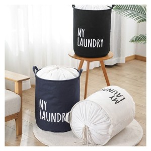 Organizer, pojemnik na zabawki, kosz na pranie 40 x 50 cm czarny