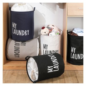 Organizer, pojemnik na zabawki, kosz na pranie 40 x 50 cm czarny