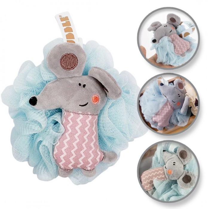 Szczotka gąbka do mycia ciała SWEETY na mokro XL