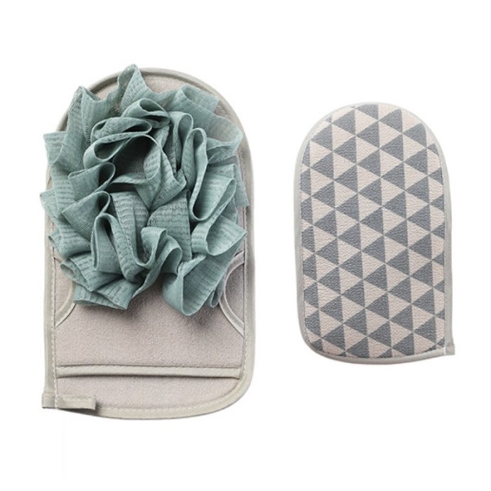 Szczotka gąbka do mycia na mokro i sucho -dwustronna, ZIELONA