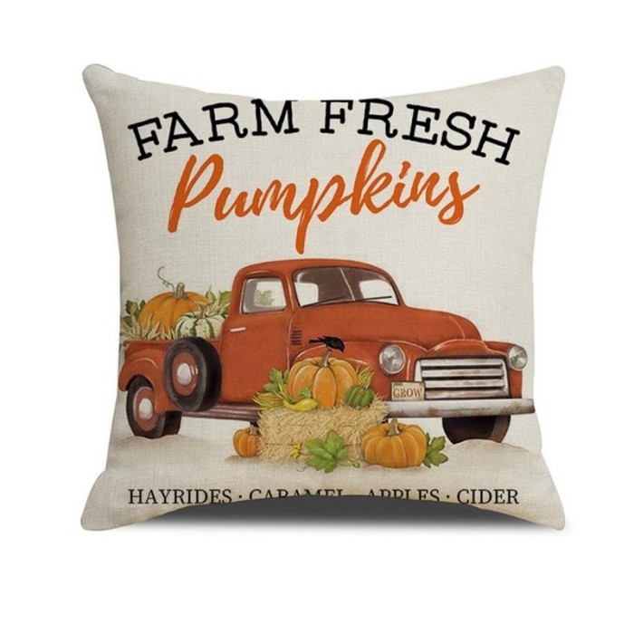 Poszewka na poduszkę, 45x45cm, JESIEŃ