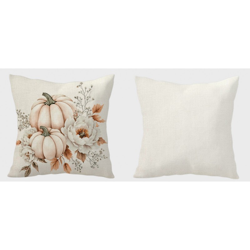 Poszewka na poduszkę, 45x45cm,  jesień, dynie