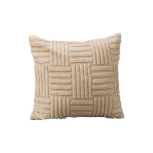 Poszewka na poduszkę dekoracyjna, 45 x 45cm, puchata PLECIONKA