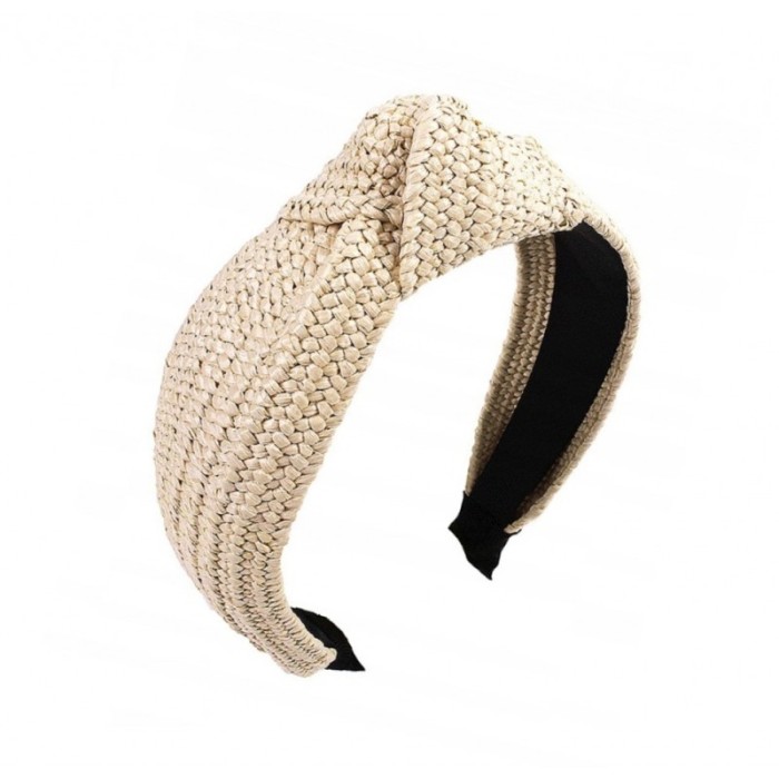 Opaska turban wiklinowa, pleciona