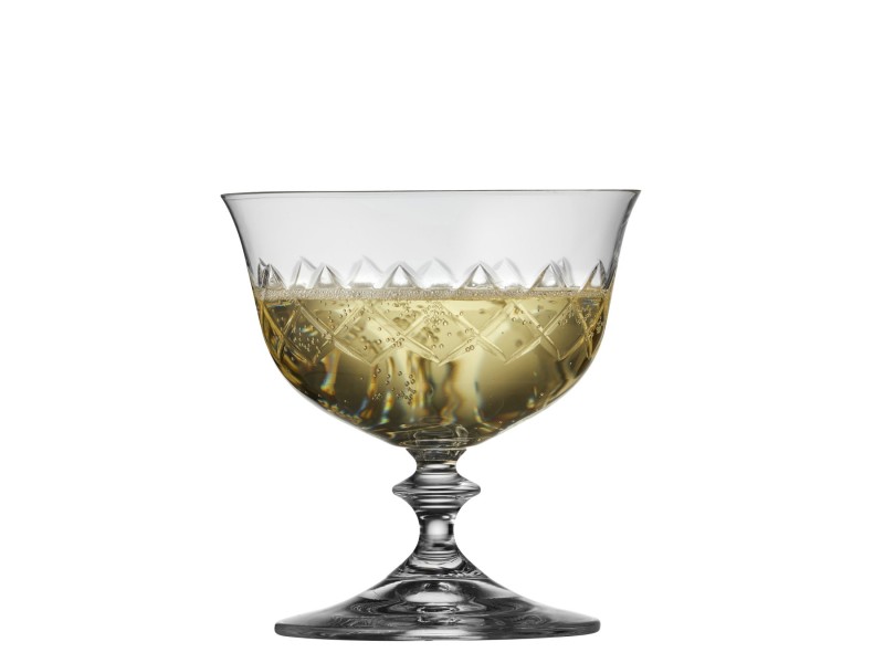 Kieliszki do szampana ze szkła kryształowego Eaton 280 ml 2 sztuki 36240