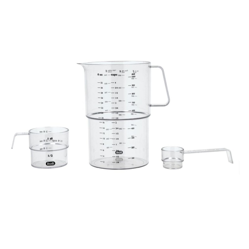 Zestaw 3 miarek Mensura Clear San 25894