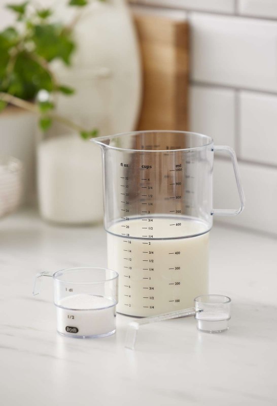 Zestaw 3 miarek Mensura Clear San 25894