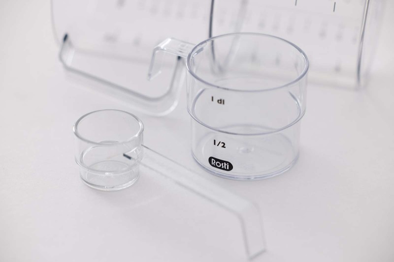Zestaw 3 miarek Mensura Clear San 25894