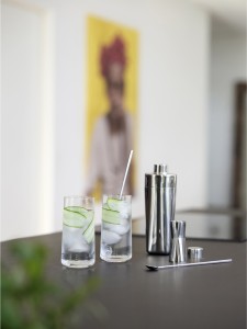Miarka do alkoholu 25/50ml Rocks Stalowa 332096