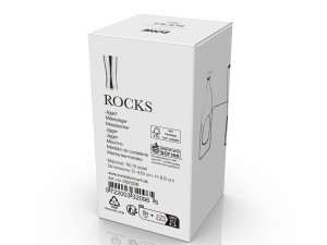 Miarka do alkoholu 25/50ml Rocks Stalowa 332096