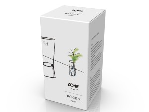 Miarka do alkoholu 25/50ml Rocks Stalowa 332096