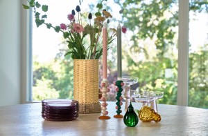 Dekoracja winogrono szklane Styles Amber 29257