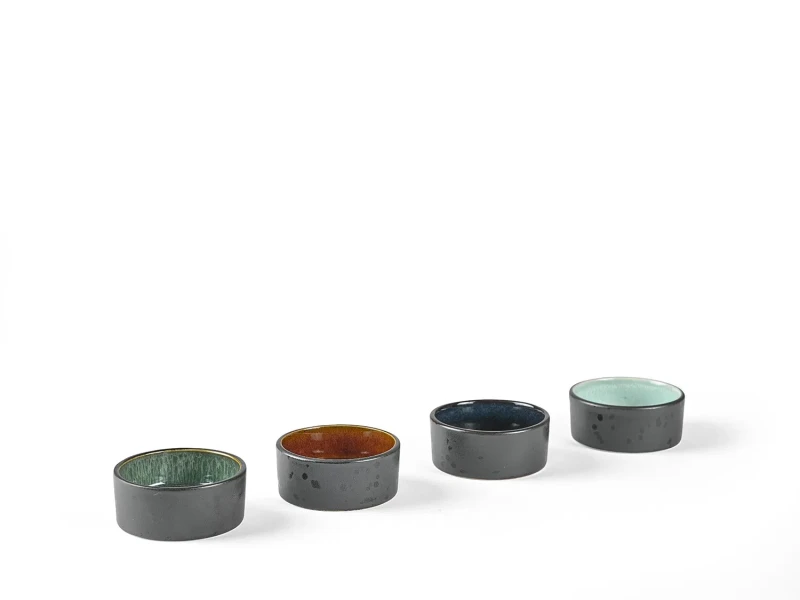 Miseczki do serwowania 4 sztuki Black/Dark 11950